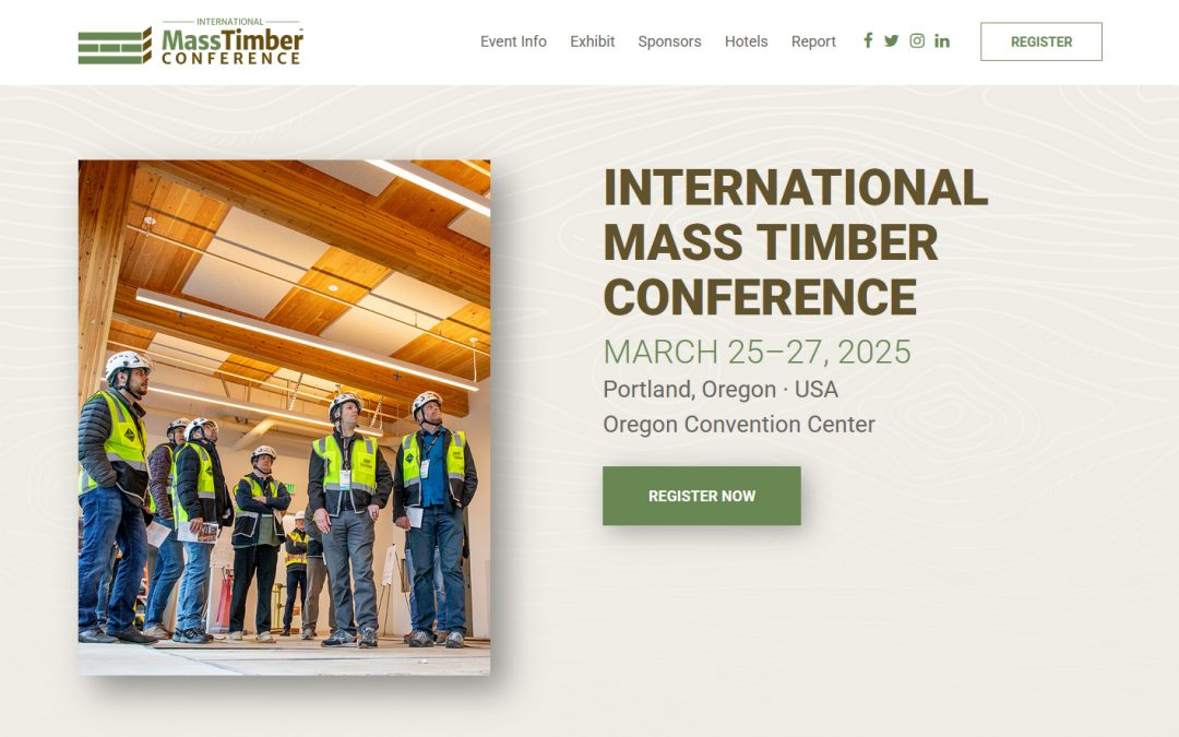 Mass Timber Event 2025 : l’événement incontournable de l’année pour la filière bois !